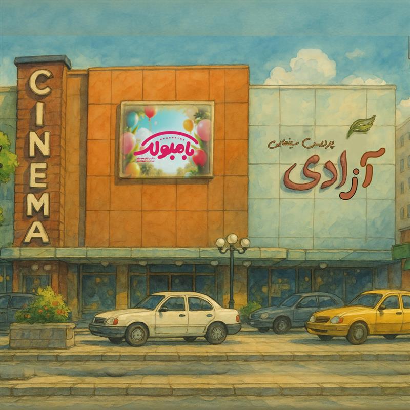 بلیط سینما آزادی(شنبه دوشنبه چهارشنبه)